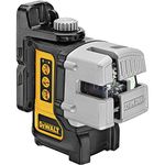 DEWALT Line Laser, Self-Leveling, Red, 3-Beam (DW089K)