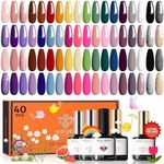 Modelones 40 PCS Gel Nail Polish Se