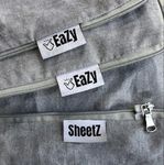 Eazy SheetZ™: Fitted Sheets That Won't Pop Off, Zipper Sheets, Stay On Sheet, Fitted Sheets, Fitted Zipper Sheet, Zip On Sheets (Gray) Queen 60X80X12 Standard (11-13 inch Depth) STQ12G
