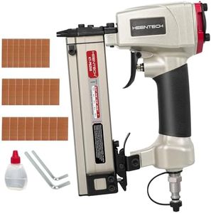 KEENTECH Pneumatic Pin Nailer 23 Gauge, Pin Nail Gun with 2160pcs 5/32" to 1" Pin Nails, Headless Air Micro Pinner with Exceptionally Low Jam Rate for Cabinets, Interior Decoration, Windows, Crafts