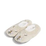 Vera Bradley Women's Cozy Life No Slip Slippers Accessory, Bees Beige, Small (US Size 5-6)