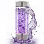 H3O Hydrogen Water Bottle - Hydrogen-Infused Water Machine with Built-in Purple Protective Light - Portable Water Ionizer for Hydration, Energy, Sleep Quality - with SPE/PEM Technology