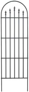 Panacea Trellis Arch with Finial 80" H X 24" W Black Boxed5