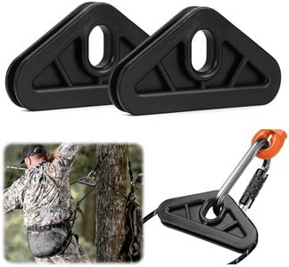 YIBOBO 2-Pack Hunting-Saddle Hip Pinch Eliminator: Lightweight Rope Bridge Spreader for Tree Saddle & Saddle Hunting Kit, Durable All-Season Accessory (2 Pack)