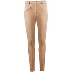 GS Equestrian Kerry 1-Tone Jodhpurs GSE001 Women's Girl's Various Sizes Zip Pocket Medium Weight Material (Beige, 14)