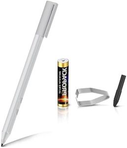 Stylus Pen for HP Envy X360 Pavilion X360 Specter X360 Spectre X2 Envy X2 Rechargeable MPP 1.51 Tilt Active Pen with 1024 Pressure Sensitivity, Palm Rejection, Magnetic Attachment Function, Silver