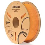 ELEGOO PLA Filament 1.75mm Orange 1KG, 3D Filament Dimensional Accuracy +/- 0.02mm, 1kg Cardboard Spool(2.2lbs) 3D Printing Filament Fits for Most FDM 3D Printers