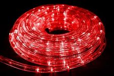 20 Meters Party Christmas Lights Wedding LED Rope Light Waterproof 20M … (Red)