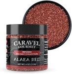 Hawaiian Alaea Red Sea Salt, Sea Salt Infused With Baked Red Alaea Clay From Hawaii - 4 oz Jar - Caravel Gourmet