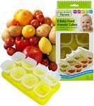 First Steps Baby Weaning Food Freezing Cubes Tray Pots Freezer Storage Containers BPA Free