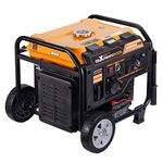 maXpeedingrods 5500W Portable Petrol Inverter Generator with ATS Interface Electric Start for Outdoor Camping, Garden Courtyard, House Power Supply, Construction Site