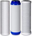 UE 10" Set-Replacement Filters Reverse Osmosis (Ro) Set of 3 (GAC + CTO + PP Spun 10 in)