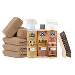 Chemical Guys Leather Cleaner and Conditioner Detailing Kit, 16oz, 9 Items - US