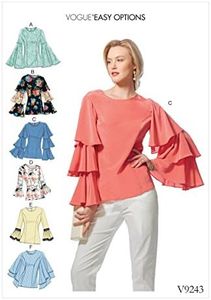 Vogue Patterns Patrons de Hauts, Multicolore, Tailles 6–14