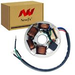 Magneto Stator Coil Fit for Piaggio Vespa PX125 PX150 PX200 PX125-150-200e PX 125 150 200 Motorcycle Stator Ignition Replacement Parts