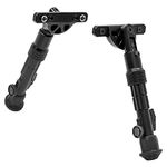 UTG TL-BPDK01 Recon Flex Keymod Bipod Matte Black, Cent. HT. 5.7"-8"