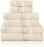 GC GAVENO CAVAILIA Bamboo Hand Towels 2 Pack - 500 gsm Highly Absorbent Towels For Bathroom (50x80 Cm) - 60% Bamboo, 40% Cotton Towels Bale Extra Soft - Cream