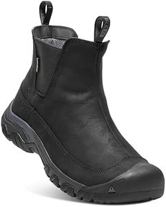 KEEN Men's Anchorage Boot 3 Waterproof Hiking, Black/Raven, 9