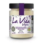 Brinkers La Vida Vegan White Coconut Spread - Fair Trade, Palm Oil-Free, Gluten-Free and Soy-Free Organic Spread - 270 g