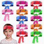 FOSFUKEER Pack of 24 Ninja Headband Children Ninja Headband Karate Headband for Party Birthday Decoration