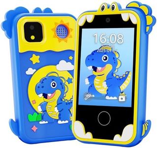 Kids Phone for Boys Gifts, Kids Smart Phone Birthday Gifts for Boys Toys Toddler Ages 2, 3, 5, 7, 8, 10 Year Old, Educational Learning Toys with 2.8" Touchscreen, Music, Camera, Video, Game(Blue)