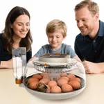 Incubators for Hatching Eggs,18 Egg Incubator with Automatic Egg Turning and Humidity Control,Incubators for Chicken Eggs, Ducks, Goose, Quail, Turkey,Egg Incubator with LED Display, Egg Candler