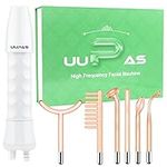 High Frequency Wand - UUPAS High Frequency Facial Wand with 6 Different Neon Tubes for Face/Hair/Body - Home Use Skin Tightening Machine Device for Acne Firming Skin Rejuvenation Wrinkle Removal