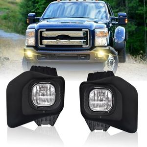 Boxlight Fog Lights Fit For 2011-2016 Ford F250 F350 F450 F550 Super Duty, 1 Pair Bumper Driving Fog Lamps With H10 12V 42W bulbs