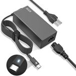 PAEBAI+ 65W 45W USB C Laptop Charger for Chromebook Lenovo Thinkpad Yoga, Dell Latitude XPS, HP Spectre EliteBook, Acer Samsung Asus Mac Book Google Pixel Type C Universal Adapter Power Supply Cord