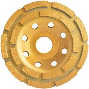 Gunpla 115mm x 22mm Double-Row Diamond-Cup Grinding-Wheel for Concrete, Granite,Stone, Marble