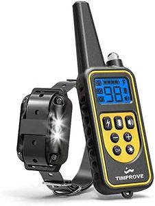 Shock Collar for Dogs(10-150 lbs) - 2600ft - IPX7 Waterproof - Dog Shock Collar with Remote for Small Medium Large Dogs Breeds - w/3 Training Modes, Beep, Vibration and Optional Shock – Humane