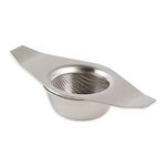 Espresso Supply Mesh Tea Strainer with Bowl, Silver