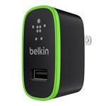 Belkin Boost Up Home and Wall Charger, 12W, 2.4 Amp, Black (F8J040ttBLK)