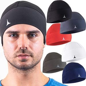 French Fitness Revolution - Skull Cap Helmet Liner Running Beanie - Ultimate Thermal Retention and Performance Moisture Wicking. Fits Under Helmets
