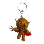 Voodoo String Doll Keychain, Design T136