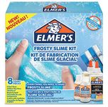Elmer’s Glue Frosty Slime Kit | with Clear PVA Glue, Glitter Glue Pens & Magical Liquid Activator Solution | 8 Count