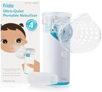 Frida Baby Nebulizer for Babies, Portable Nebulizer for Kids, Babies, Infants & Adults, Ultra-Quiet Handheld Nebulizer with Mask + Diffuser, Congestion + Flu Relief