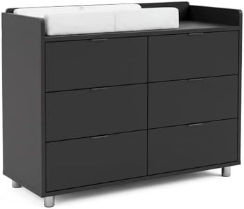 MAMAZING Keeva Pro 6-Drawer Baby Dresser with Changing Table, Easy Assembly