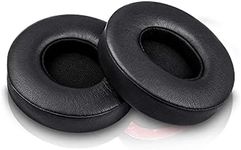 Replacement Ear Pads for Beats Solo - Replacement Ear Cushions Kit Memory Foam Earpads Cushion Cover for Solo 2.0/3.0 Wireless Headphone, 2 Pieces