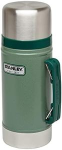 Stanley Stanley Legendary Classic Food Jar 0.7L Hammertone Green - Sans BPA - Maintient la température (chaud ou froid) pendant 15h - Couvercle étanche qui sert de Tasse