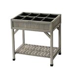 VegTrug 8 Pocket herb Planter Grey