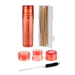 Portable Herb Spice Grinder Cone Rolling Machine Cone Case All-in-One Cone Loader Pre Roll Machine Free for 12 Pre-Roll Cones