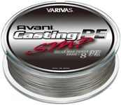 VARIVAS PE Line, Avani, Casting PE, Super Max Power, 984.4 ft (300 m), No. 4, MAX 70 lb, 8 Pieces, Stealth Gray