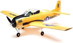 E-flite RC Airplane T-28 Trojan 1.1m BNF Basic (Transmitter, Battery and Charger not Included) with AS3X and Safe Select, EFL08250