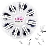 Premade Fans Eyelash Extensions 1000pcs Promade Lash Fans Mixed Tray Volume Lash Extensions Pointed Base Loose Lash Fans Pre Made Individual Lashes Handmade (10D-0.07D, 9-16mm)