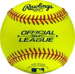 Rawlings | Official League Practice Baseballs | Optic Yellow | 12 Count