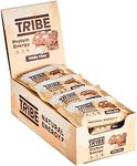 TRIBE Protein Energy Flapjack - White Choc Chip - Natural Energy - Plant Based, Vegan Snack & Gluten Free (50g x 12 Bars)