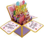 3D Happy Birthday Card, Paper Pop U