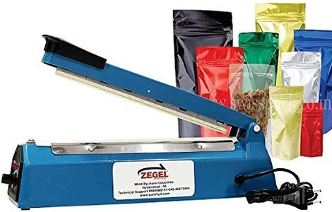 Super Fast India Kairos 8" Hand Impulse Sealer Heat Seal Machine Poly Sealing Plastic Bag Element Kit