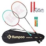 KUMPOO Badminton Racket Set of 2, 2